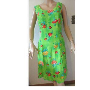 Vintage Chatcarel Sundress Peek-a-Boo Back Women's US 12~CAN 14